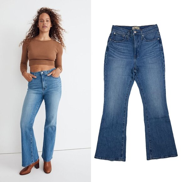 Madewell The Perfect Vintage Flare Jean in Pointview Wash Size 27 Boot Cut NG339 - Picture 1 of 16